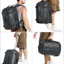 Travel Rolling Backpack Carry-On Set with 2 Storage Bags, 50L Wheeled Laptop Backpack with Wheels, Water-Resistant Luggage for Commute, Work, Travel, Camping & Fitness