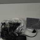 Brightown 75FT Solar String Lights Outdoor Waterproof with Remote, Solar Patio Lights with 35 Shatterproof LED Bulbs, 3 Light Mode, Dimmable & Timer, Hanging String Lights for Porch Garden Bistro