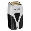 Andis TS-2 17255 Pro Foil Lithium Titanium Foil Shaver, Cord/Cordless, Smooth Shaving Cordless Shaver with Charger, Black