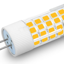 ZHENMING G4 LED Bulbs 110V-130V (Not Low Voltage 12V) G4 Bi-Pin Base Spotlight Lighting Dimmable 5W Warm White 3000K Replace 45W G4 Halogen Lamp, for Under-Cabinet Lights, Ceiling Lights, Pack of 4