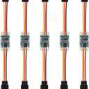 ACEIRMC 5pcs Servo Signal Reverser Rotation Inverter 3.6V - 24V Steering Gear Reverser for JR Futaba Aircraft Airplane Steering Gear and Any Servos