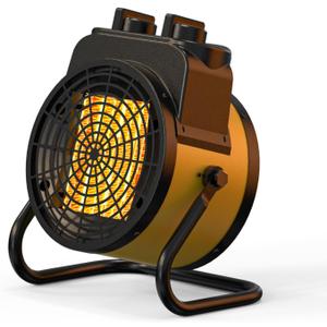 Greenhouse Heater, 1500W Outdoor Electric Heater, 3S Heating &3 Heat Modes, Overheat Protection, 90° Tilt, Portable Outdoor Heaters for Patio, Green House, Flower Room, Workplace