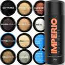 IMPERIO Hair Building Fibers for Thinning Hair - 26g Premium Hair Fibers for Women & Men in Hairdresser Quality - Hair thickening in less than 20 seconds (Medium Brown)