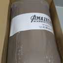 AmazeCov Non-Slip Head Pillow for Recliners - Neck Support Memory Foam Cushion with Breathable Perforated Leather Cover, Offering Relief at Home, Office, and Travels, Brown