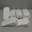 NVGSN Shoe Slots Organizer 6 Pack - Shoe Stackers, Space Savers 50%, 4 Levels Adjustable, Double Layer Holders for Closet, White