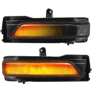 Mirror Turn Signal Lights for RAM 1500 2019-2024 Dynamic LED Amber Side Mirror Marker Smoked Len