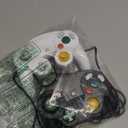 ONE250 2 Pack Classic Shock Joypad Wired Controller, Compatible with Wii NGC Gamecube Game Cube (Black & White)