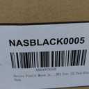 Naivees Plastic Mason Jars Reusable Storage Containers with Silver Airtight Lid 8 Ounce Clear Jars for Dry Foods, Coffee,BPA Free (32 Pack-Black)