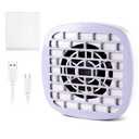 ANGNYA Mini Nail Dust Collector, Compact Vacuum Fan Dust Collector for Beginner with 10PCS Filter Pads Dust Suction Machine Manicure Pedicure Tool for Acrylic Nail Polishing for Home Use