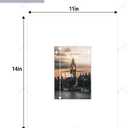 Golden State Art, 10 Pack Acid Free 11X14 White Picture Frame Mats with White Core Bevel Cut for 5X7 Photos, Pictures, Prints