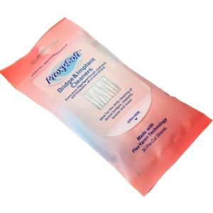 Dental Floss for Bridges and Dental Implants for Optimal Oral Hygiene - Floss Threaders for Bridges and Implants with Extra-Thick Proxy Brush - Bridge and Implant Cleaners (30 Strands) by ProxySoft (1 Count (Pack of 30))