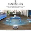SAMSUNG Jet Bot AI+ Robot Vacuum Cleaner w/ Object Recognition, Intelligent Cleaning, Clean Station, 5-Layer Filter, Touchless Dust Removal for Hardwood Floors, Carpets, VR50T95735W, White