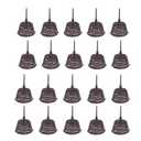 Fertilizer Mesh Baskets Plastic Garden Fertilizer Basket Wide Opening Planting Nutrition Cups with Lid Nursery Pots Fertilizer Box for Succulent,Orchid,Bonsai (20PCS)