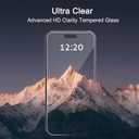 Ailun Screen Protector for iPhone 16 Plus/iPhone 15 Plus/iPhone 15 Pro Max [6.7 Inch] Display 3 Pack Tempered Glass, Dynamic Island Compatible, Case Friendly[Not for iPhone 16 Pro Max 6.9 Inch]