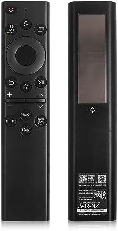 BN59-01385A Solar Voice Remote Replacement for Samsung Frame Smart TV Remote with Bluetooth Rechargeable Solar Cell, Compatible with Samsung 2021-2022 Neo LED 4K Ultra HD TV, 4 Shortcut Buttons, Black