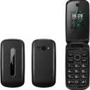 ASHATA F4 Senior Flip Phone, 2G SOS Big Mobile Phone with Powerful Flashlight, 1.77 Screen, Dual SIM, High Volume, Basic Cell Phone for Elderly, 1200mAh Battery, Easy to Use (US)