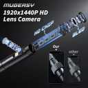 Endoscope Camera with Light, 1920P HD Bore Scope Borescope with 8 Lights, Waterproof 16.4FT Semi-Rigid Cord for Pipe Inspection, Industrial Endoscope for Phones(Dual Lens)