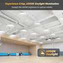 AIKVSXER 200W UFO High Bay Light 30000LM LED Shop Light 6000K Daylight IP65 Waterproof for Warehouse Garage Barn Factory Workshop 5ft Plug & Play 10Pack