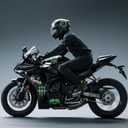 Cretassion Green Reflective Waterproof Stickers Cool for Motorcycle, Motorcycle Helmet, Skateboard, Car and Dirt Bike Motorcycle Decal