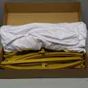 Wokceer 6.6 FT Wedding Backdrop Arch Stand and White Arch Cover, Metal Arch Stand with Arch Stand Cover for Birthday Party Wedding Ceremony Bridal Baby Shower Event Decor