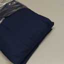 Amazon Basics Lightweight Super Soft Easy Care Wrinkle Free Microfiber 3 Piece Bed Sheet Set with 14-Inch Deep Pockets, Twin, Navy Blue, Solid, Kids, Men & Women Bedding