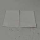 Gueevin 100 Sheets 6.8 x 9.8 Inch Transparent Sticky Notes, Extra Large Clear Self Sticky Notes, 2 Pads Waterproof Jumbo Translucent Paper, Office Supply(Blank Style)