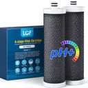 LCF Replacement Filter, Compatible with LCF-CF-01-ALK, Waterdrop Filter Replacement for WD-CTF-04 System, Replaces WD-CFF-02, 6+1-Stage, Enhanced, 16,000 Gallons, 2-Pack