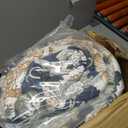 Lush Decor Sydney Reversible Cotton Quilt Set, 3 Piece Set, King, Navy & Multi - Cotton Bedding Set - Navy Floral Quilt - Cottage Decor - Bedding King Size
