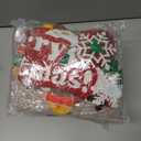 2 x TOBEHIGHER 3Ft DIY Felt Christmas Tree for Kids, 29pcs Detachable Ornaments Toddler Wall Hanging Christmas Tree with String Light (Batteries not Included) (Small, Three layers of snow edge)