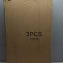 3PC Cylinder Pedestal for Party, Large White Cake Stand, Pedestal Display Plinth Pillars for Wedding Ceremony Birthday Party Art Decor--35.4''(L),29.5''(M),23.6''(S)