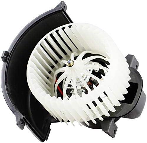 MYSMOT 700262 HVAC Heater Blower Motor Assembly with Fan Cage for Audi Q7 2007-2015 Volkswagen Touareg 2004-2010, 4L1-820-021-B 7L0-820-021-Q