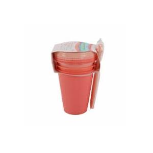 Little Table 17-Ounce Tumbler with Lid and Straw - Corals, Set of 12  17 OZ