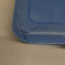 1Pc Stackable Plastic Pencil Box with Snap Tight Cover for School Simple and Practical Design for Organizing Stationery Supplies for Students and Teachers - Blue