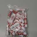 Demissle 30 Pcs Christmas Lip Balms Gifts Bulk Peppermint Candy Cane Flavor Red and White Lip Balms Christmas Party Gifts Stocking Stuffers for Women Coworkers Staff Employee