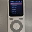 64GB MP3 Player with Bluetooth,Portable HiFi Lossless Sound Bluetooth MP3 Player with Speaker,Voice Recorder,Shuffle for Sport,Hiking,Running,Micro SD Card up to 128GB(Earbuds Included) (white)