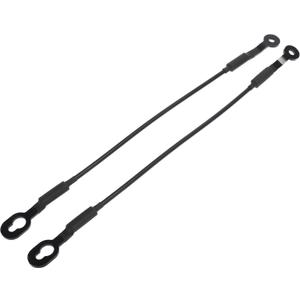 X AUTOHAUX Pair Rear Tailgate Cables Lift Gate Support Straps Pickup for Chevy S10 1994-1998 2000-2004 38534 15683449