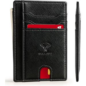 Slim Wallet,Skinny Minimal Thin Front Pocket Wallet Card Holder For Men 7Cards 3.15"x4.5",Gift-Boxed (Black4901)