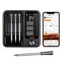 INKBIRD WiFi Wireless Meat Thermometer with 360Readable LCD Standalone Base4 Probes Digital Food Meat Thermometer with Remote Control for BBQ, Grill, Oven, Smoker, Rotisserie, Kitchen
