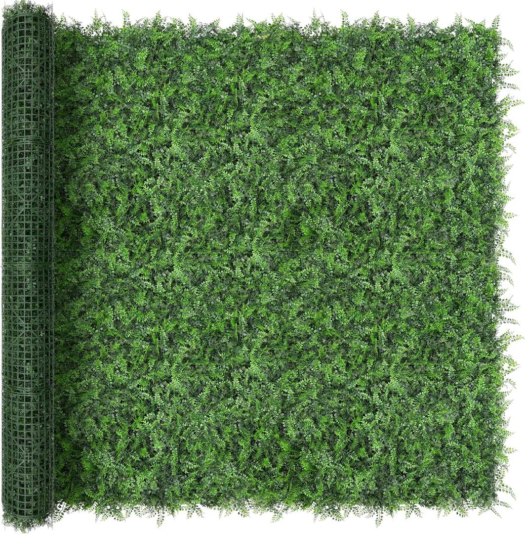 80x120 in (67 Sqft) Artificial Greenery Boxwood Hedge Screen Roll