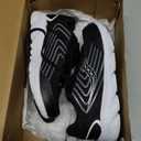 Saucony Kids' Wind 3.0 (1.5 Wide Big Kid, Black/White)