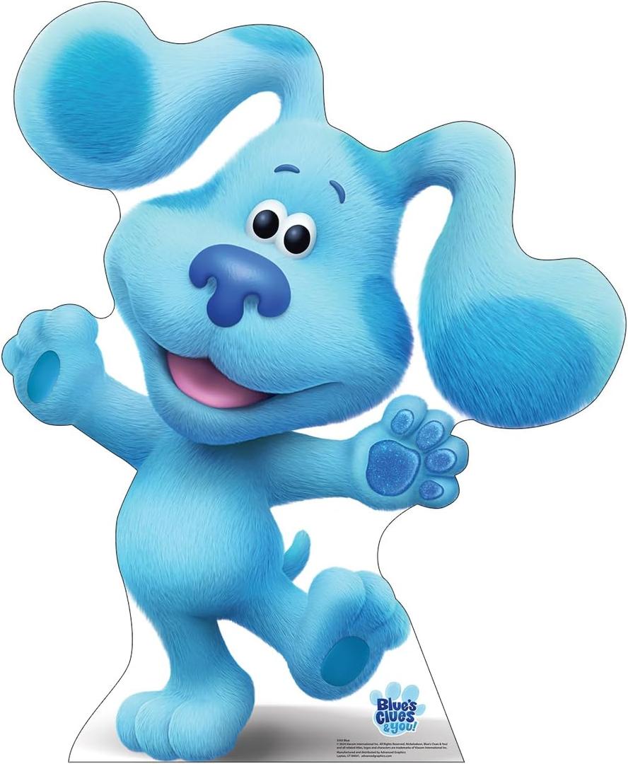 Cardboard People Blue Life Size Cardboard Cutout Standup - Blue's Clues (TV Series)