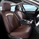 FLORICH Car Seat Covers Full Set, Leather Seat Covers for Cars, Car Seat Protector Waterproof Breathable, Universal Automotive Seat Covers, Front and Rear Car Seat Cover Fit for Most SUV Pick-up Truck