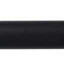 12-inch Coronado Designer Straight Bathroom Shower Grab Bar with Decorative Square Flanges, Matte Black