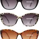 JOLISU 3 Pack Reading Sunglasses for Women, Sun Readers Glasses Spring Hinge Outdoor Sunglasses With UV400 Protection, 1.75