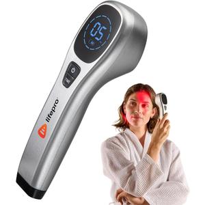 Lifepro Infrared & Red Light Therapy for Body Joints & Muscles Wellness Support, Portable Red Light Therapy Device, Near Infrared Light Therapy for Body & Face - Use 3 wavelengths (Wide)
