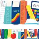 Eureka Books and Tools Extra Wide Decorative Classroom and Bulletin Board Trim for Teachers, 3.25" Wide, 12 Strips for 37 Total Feet