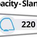 2 x Avery Durable 3 Ring Binder, 1" Slant Rings, 1 Green Binder (27253)