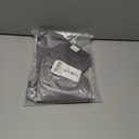 GOKATOSAU Women's Sexy Bodycon Short Sleeve Slit Ruched Summer Club Party Midi Dress Gradient White (M)