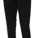 Med Couture Maternity Jogger Scrub Pants for Women, High Rise Waist, 4 Pockets with Soft Knit Waistband - MC029