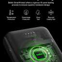 Belkin Portable Charger Power Bank USB C, 10000 mAh w/Integrated Cable, 20W Fast Charge USB-C Power Delivery, iPhone Charger, Apple iPhone 17, Air, Pro, Pro Max, iPad, Samsung Galaxy S25 - Black